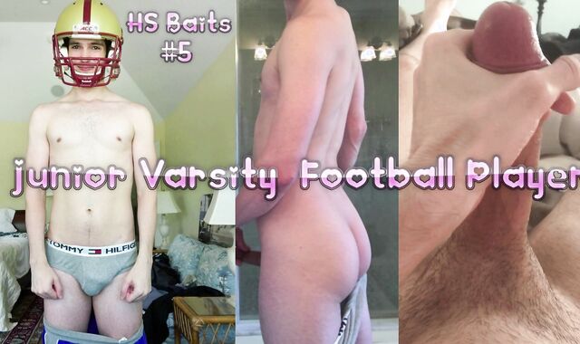 Happy Smiley Football StudBoy wanks