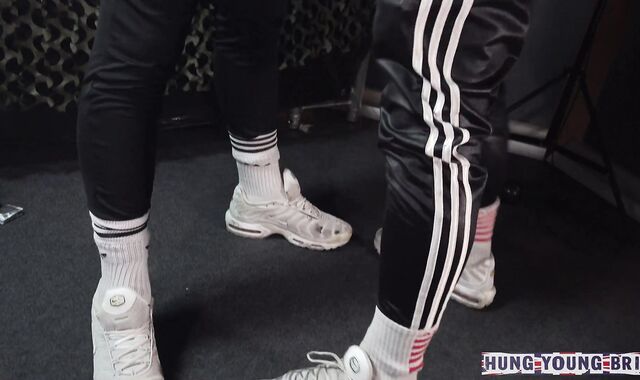 Nike TN’s & trackies dressed in Max Verstappen glance-a-like Bangs privately FIT dutch boy N Blows A Explosion