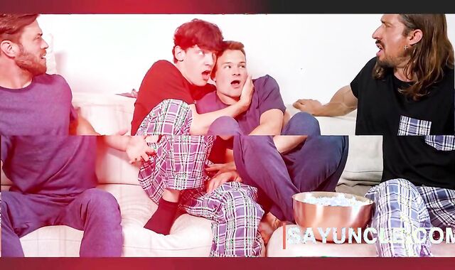 Step-Stepbro-In-Law Punch - Wild Man Instructed His Step-Brutha How To Deep-Throat Boy Rock Hard-On