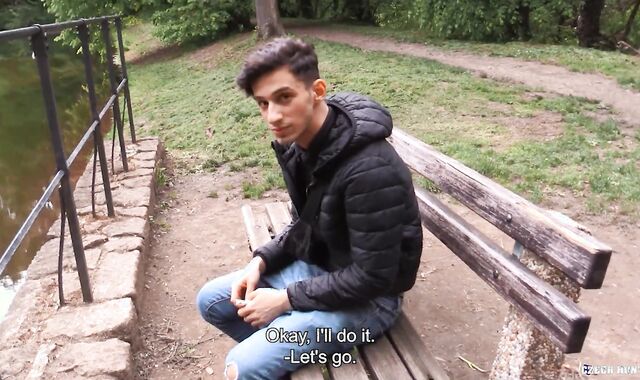 Czech Hunter - Real gonzo break-up treatment blowing unusual dude-meat POINT OF VIEW