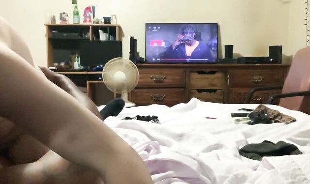 Long Haired White Boy Rides XXL DARK-HUED SALAMI