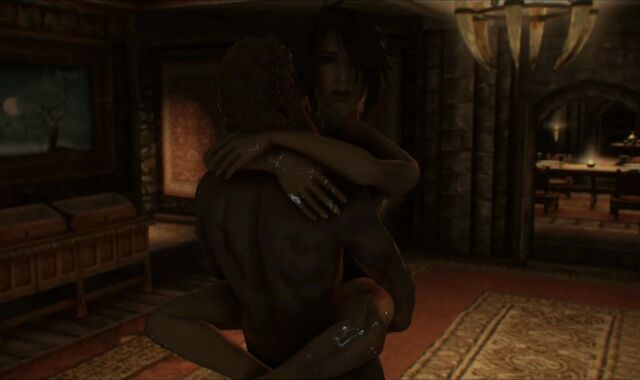 Skyrim - Femboy gets pleasured by a muscular stud.