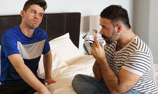 Father Sneak - Step-Parent Otter Torres Confesses He Gets Revved On By Stinking Warm Sonnie's Underwear