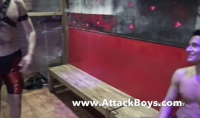 the cool latino twink SANTIAGO smashed raw by HURRICNE at Onslaught Cruising madrid