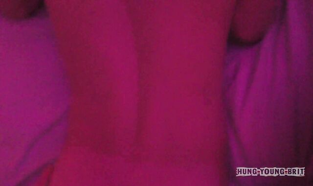 He’s soaked in jizm!