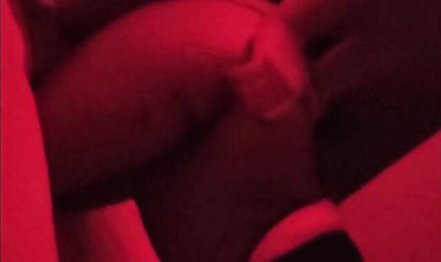 Glorious crossdresser gets double inner popshot on the red scare room