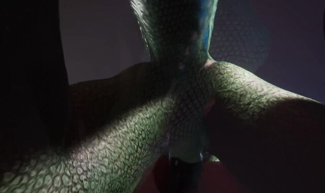 Scalie Reptile (Corbac) Orgasms Together with Guy (Homosexual Sex) | Horny Life Fur Covered