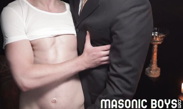 MasonicBoys - Killer youthfull boy introduces crevice on altar for impregnation