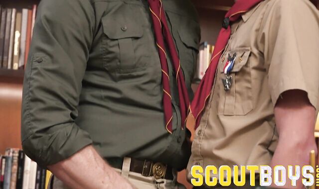 ScoutBoys - Pony strung up Legrand Cub barebacks smooth ginger scout fellow