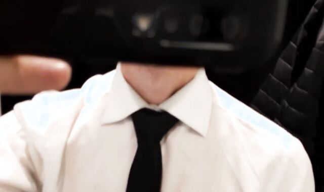 Security guard from next door store masturbates hefty weenie in fitting apartment