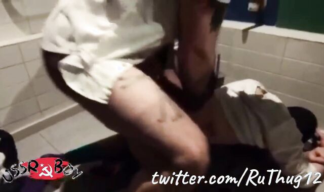 Russian daddy tears up young stud in extreme