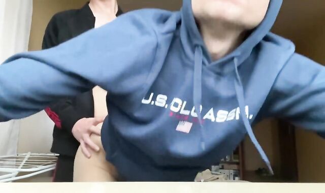 Russian folks in sportswear