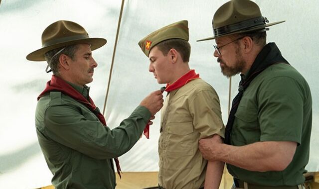 ScoutBoys - Adorable Boy Scout takes it rock rock hard and moist from 2 v supah-spectacular DILFs