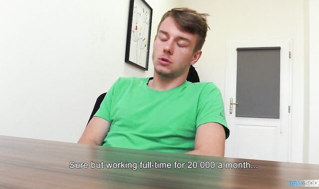 BigStr - Brunet Guy Needs Slew Of Cash To Help His Family & Agrees To Have His Backside Pummeled For It