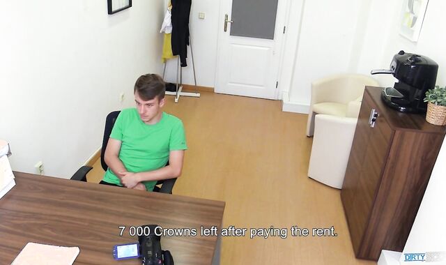 BigStr - Brunet Guy Needs Slew Of Cash To Help His Family & Agrees To Have His Backside Pummeled For It