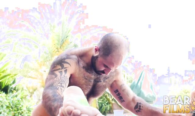 BEARFILMS Furry Cub Atlas Grant Raw Romps Dino De Francesco
