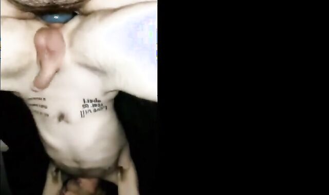 ambisexual man takes humid father fuckpole and loads in storage locker