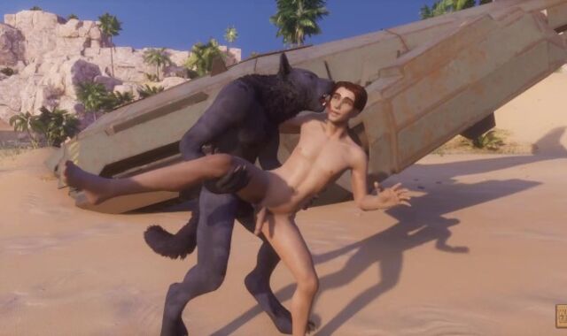 Super-Naughty Life / Werewolf Penetrates Fellow (Faggot Fur Covered)