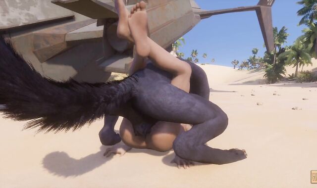 Super-Naughty Life / Werewolf Penetrates Fellow (Faggot Fur Covered)