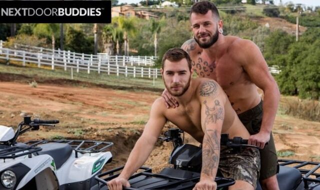 NextDoorBuddies - Unbelievable Pop-Shots For Roll Screwing 2 Inked Couple