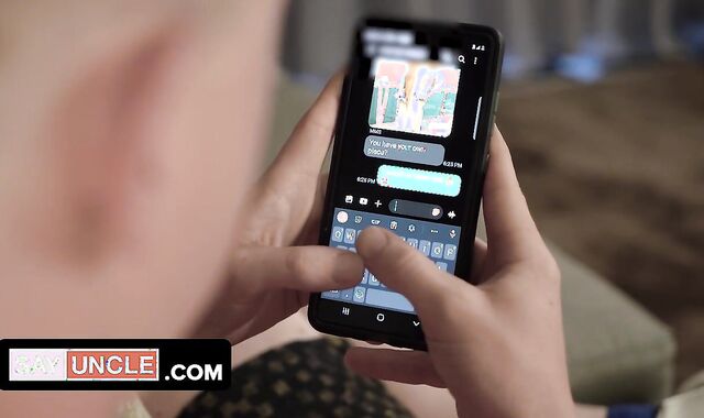 SayUncle Labs - Splendid Slim Twink Tricks Mischievous Elderly Dude And Makes Him Pulverize His Schlong-Squashing Donk Hole