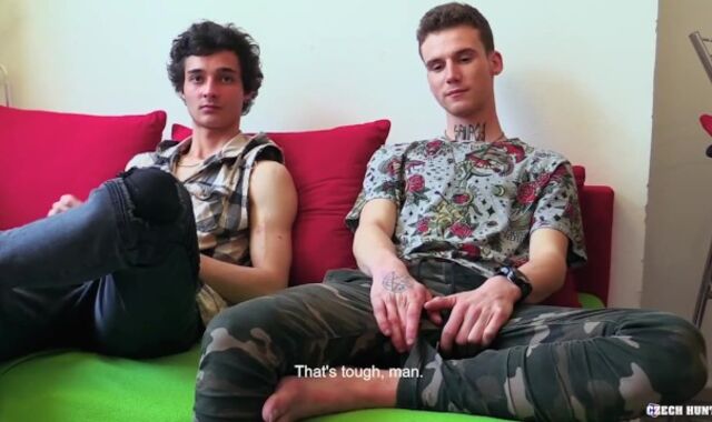 BigStr - Stud Gets A Call From two Desperate Guys Who Want To Get Boned & He Agrees To Smash Them