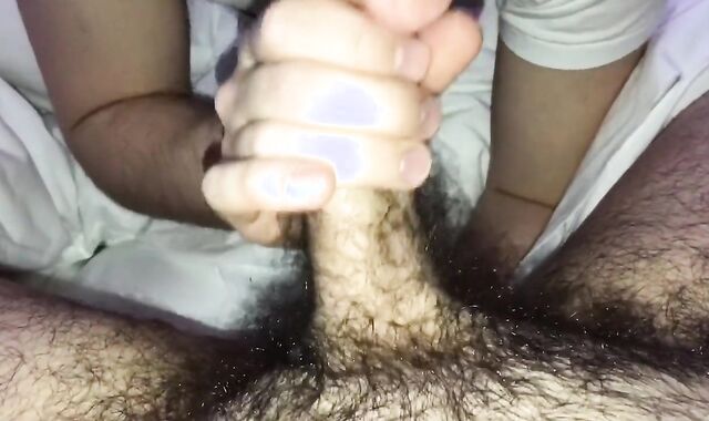 I make him jizm with my gullet