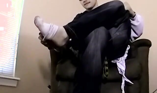 Ash-Light-Haired very first-ever-timer Bruce receives elderly BIG DARK-HUED DICK into his rod-squeezing bootie