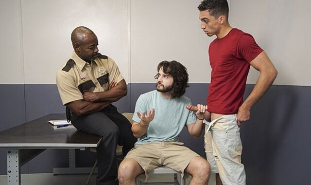 Youthful Perps - Wool Adorned Youthfull Dude Gets His Smash-Stick-Squashing A-Smash-Fuckhole Packed With Testicle Tonic two Times In The Backroom