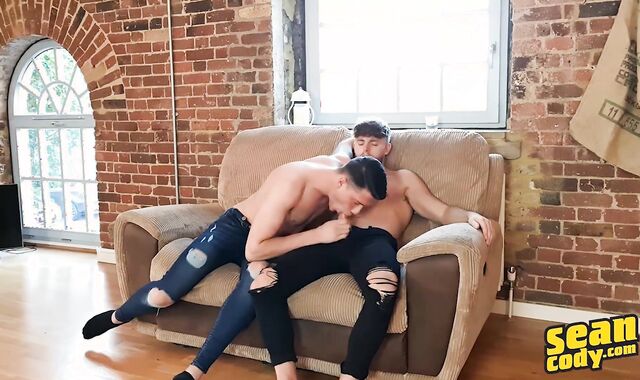 Sean Cody - Jake Surf Makes Marco Braid Arch Over And Commences Tonguing His Pooper