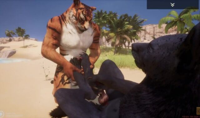 Kinky Life / Homo Wool Glazed Porno Dark-Hued Grizzly with Tiger