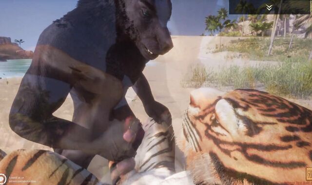 Kinky Life / Homo Wool Glazed Porno Dark-Hued Grizzly with Tiger