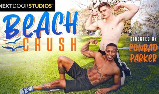 NextDoorStudios - YAM-SIZED DARK-HUED BOY MEATPIPE Drilled Downward Rear End Fashion-Style